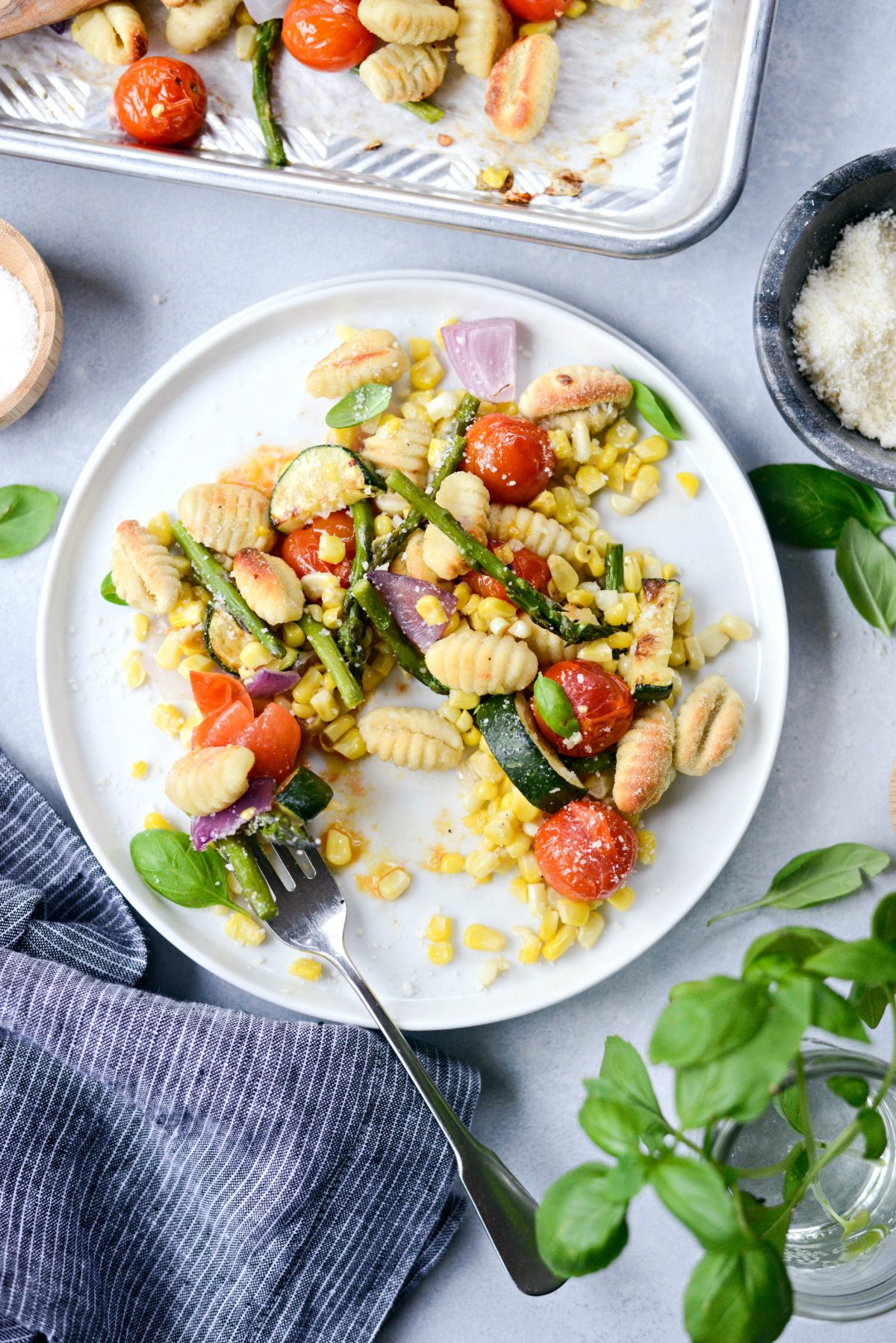 Sheet Pan Gnocchi with Summer Vegetables