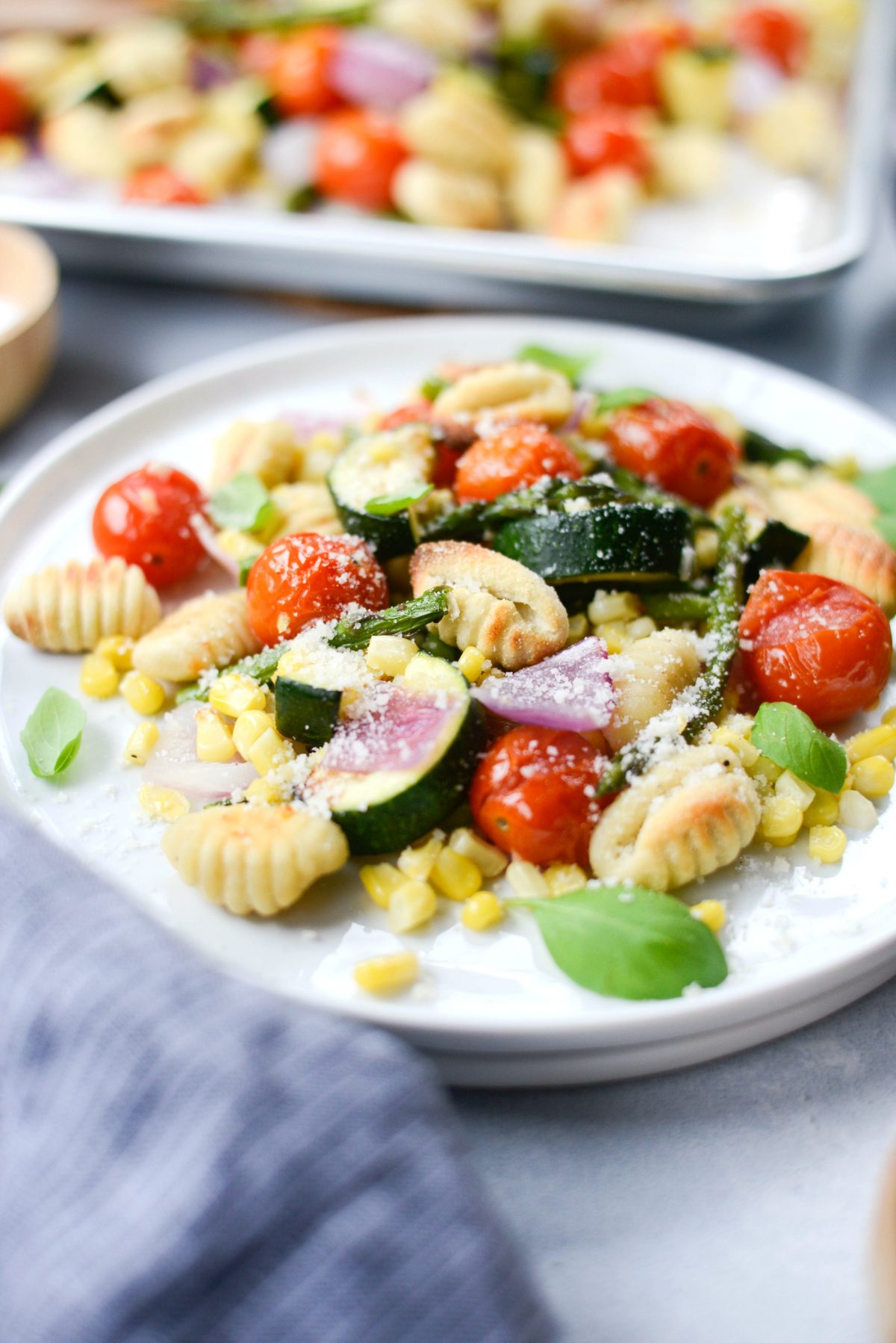 Sheet Pan Gnocchi with Summer Vegetables
