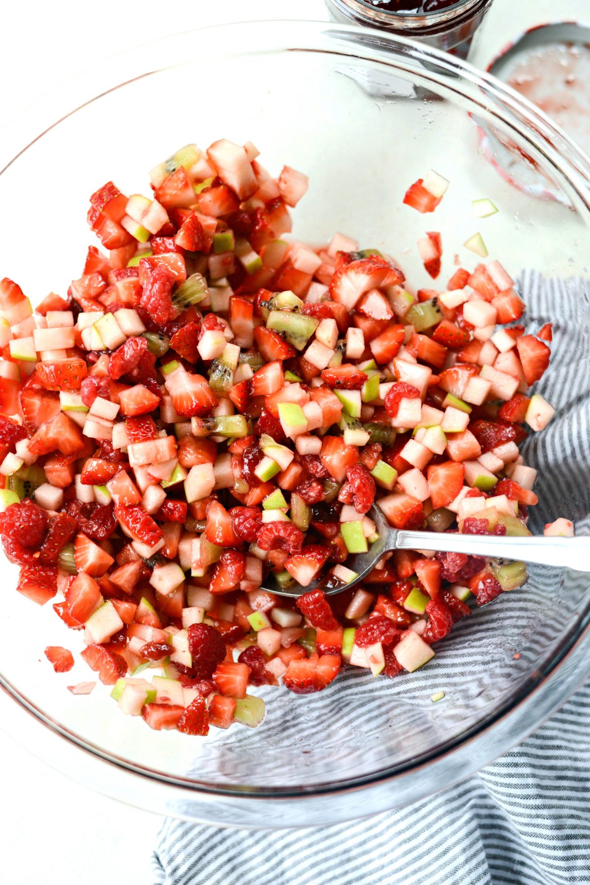 bowl of fruit salsa