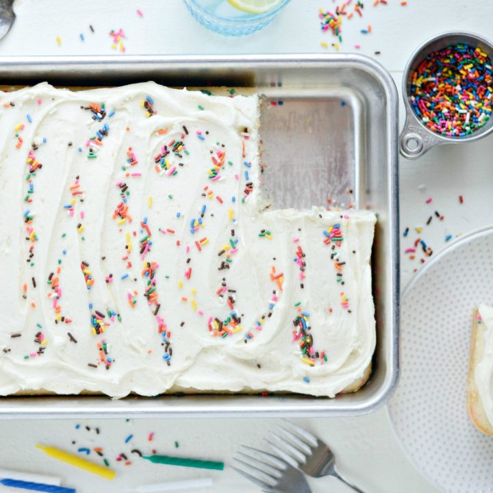 Easy Homemade Funfetti Cake Simply Scratch