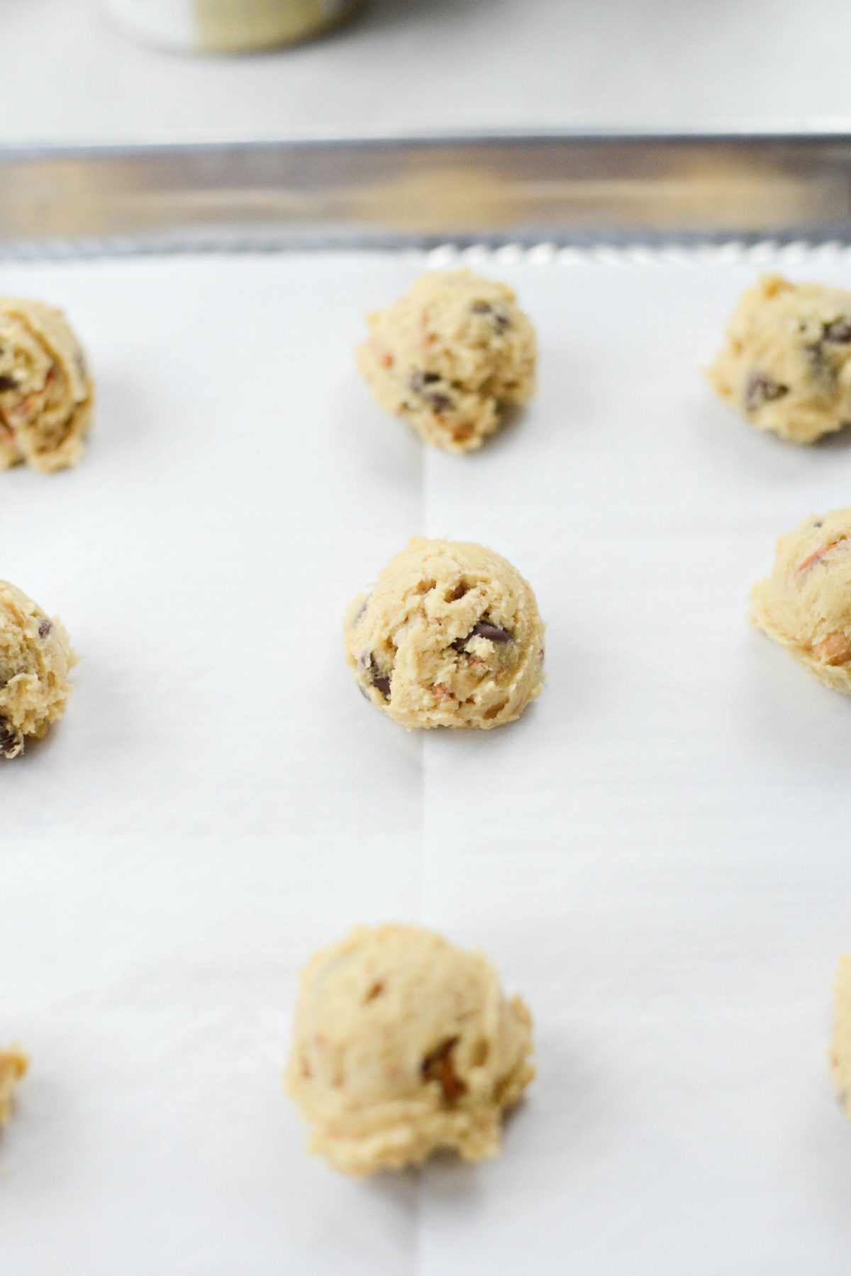 place on a parchment lined sheet pan