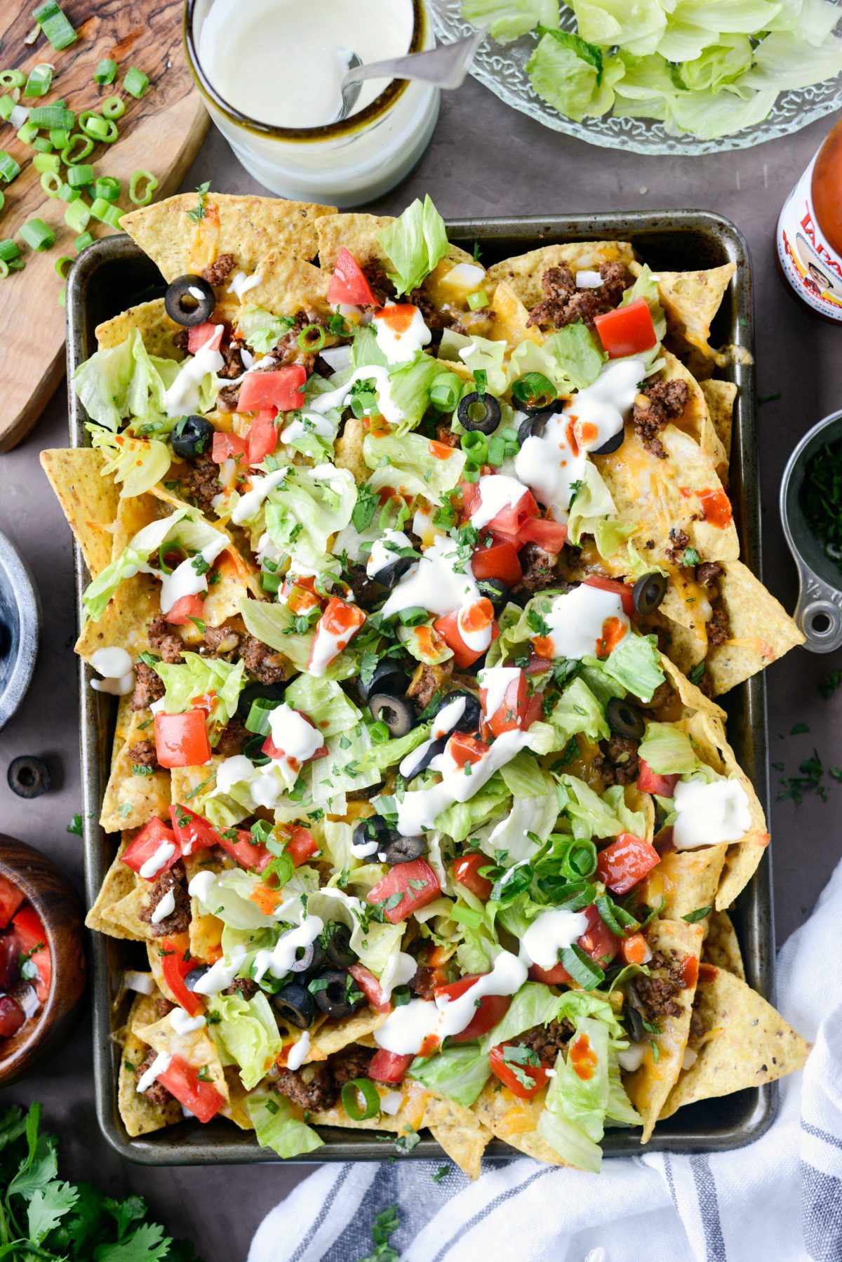 Loaded Taco Nachos - Simply Scratch