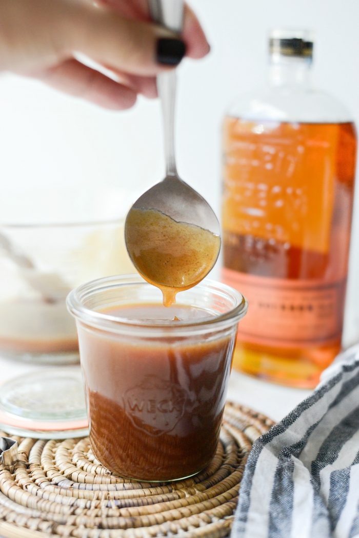 Bourbon Salted Caramel Sauce 