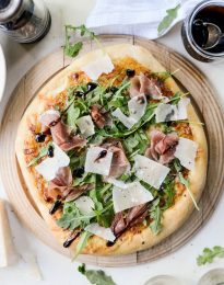 Fig Jam Prosciutto Pizza with Parmesan and Arugula l SimplyScratch.com (20)