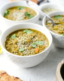 Golden Lentil Soup l SimplyScratch.com