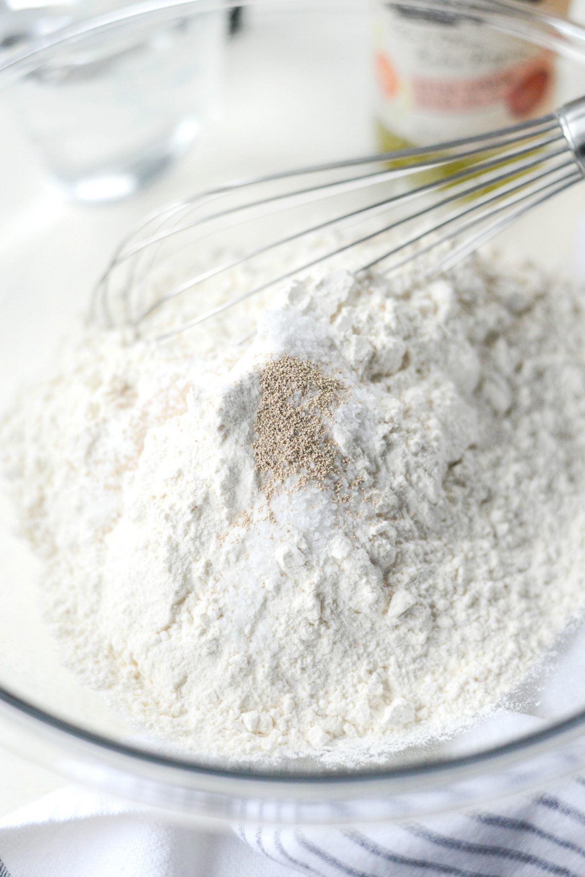 flour, salt and yeast