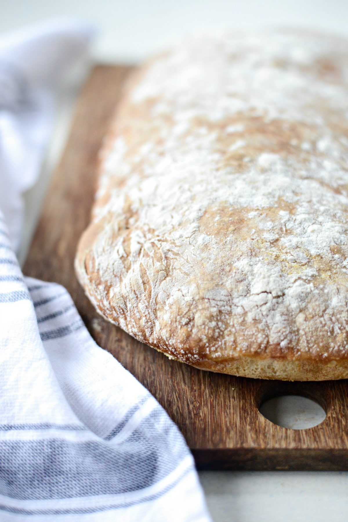 Homemade No-Knead Ciabatta Bread 