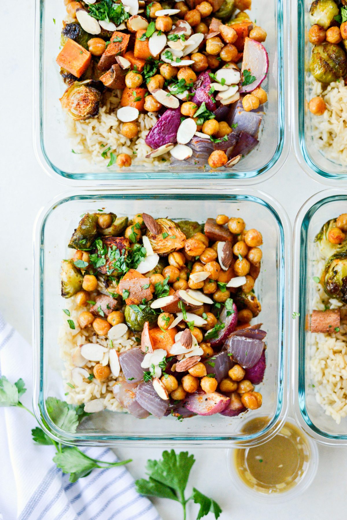 Roasted Fall Veggie Rice Bowls (Meal Prep!)