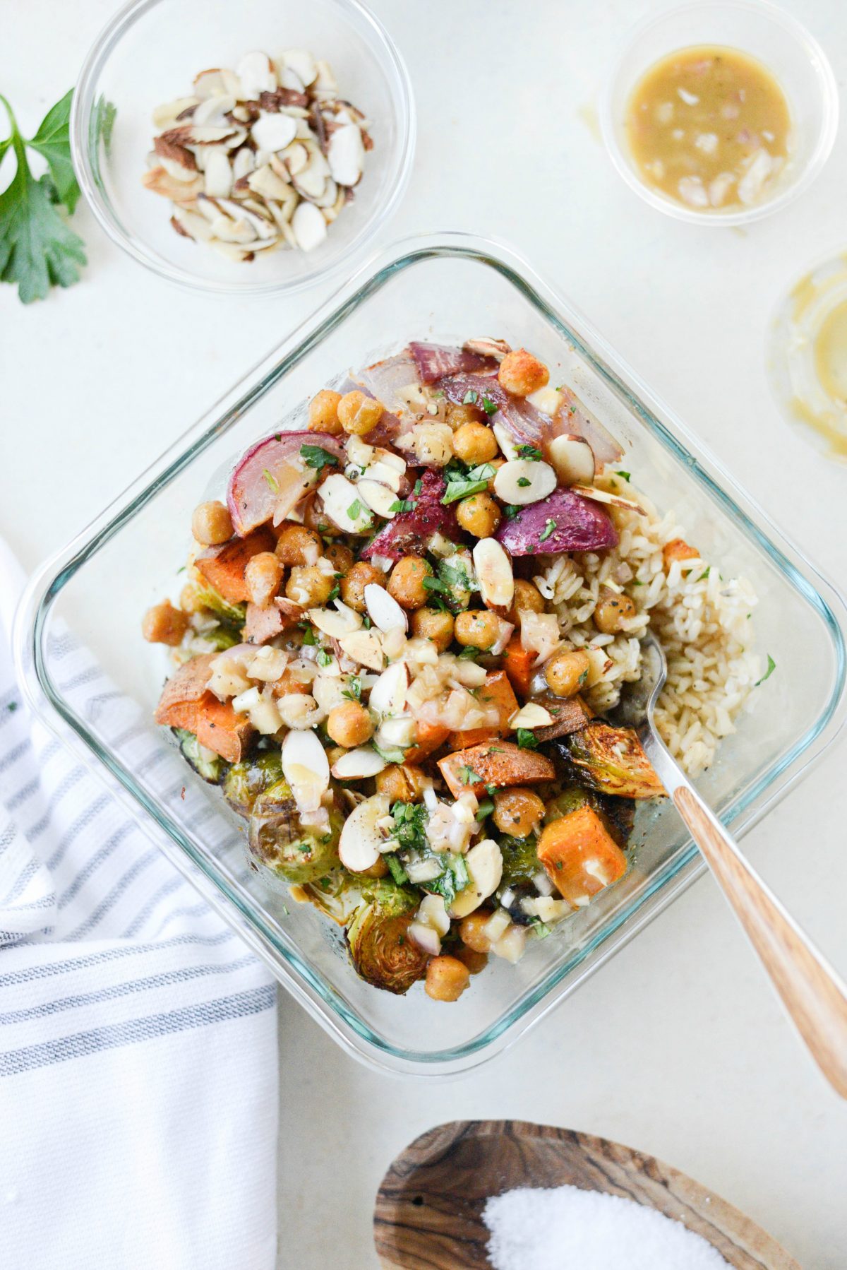 Roasted Fall Veggie Rice Bowls 