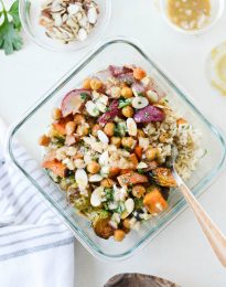 Roasted Fall Veggie Rice Bowls (Meal Prep!) l SimplyScratch.com