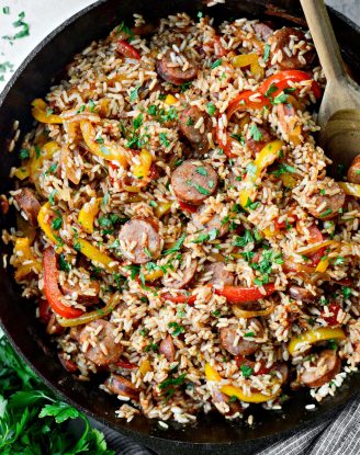 Andouille Cajun Rice Skillet