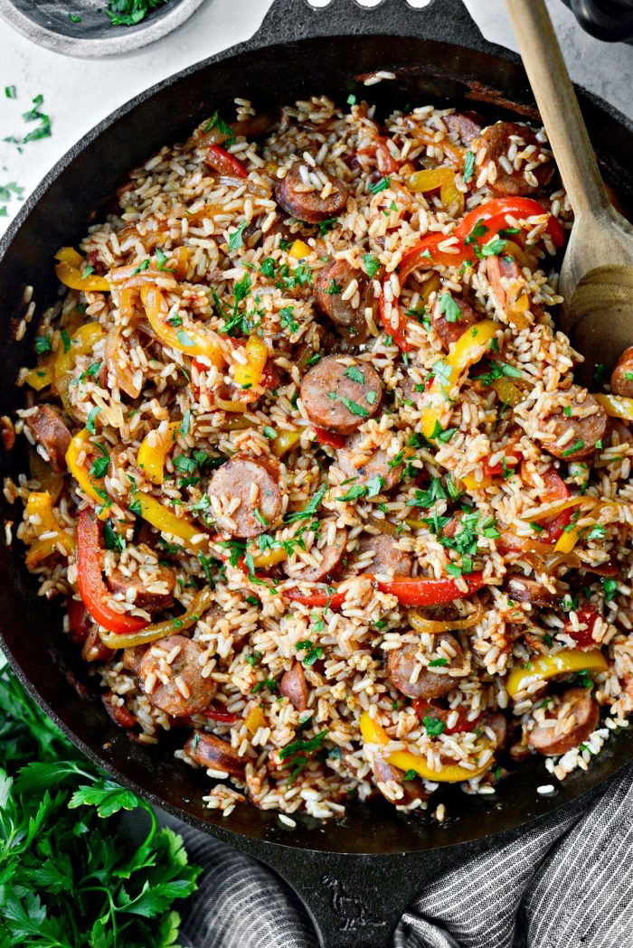 Andouille Cajun Rice Skillet