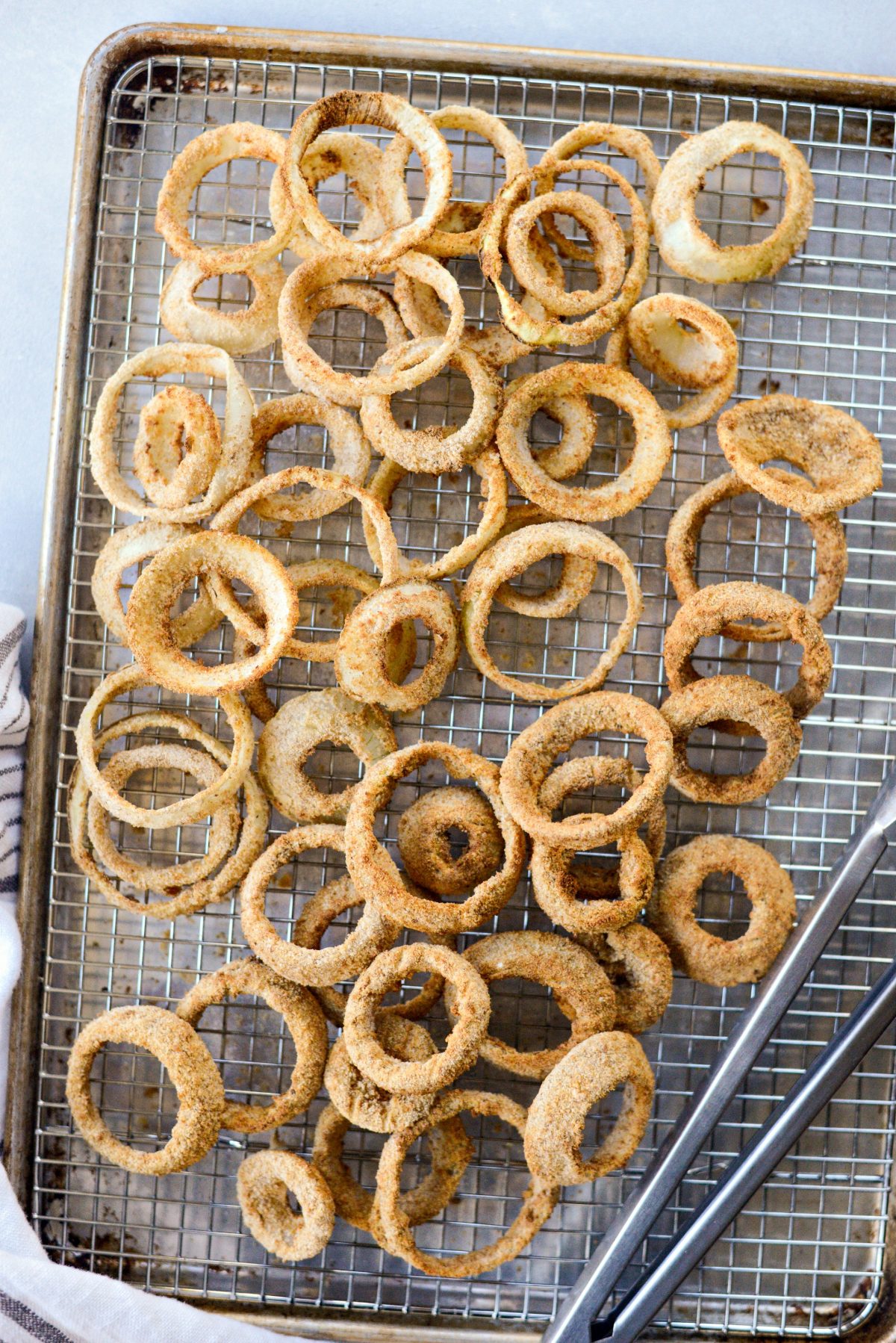 Air Fryer Beer Battered Onion Rings