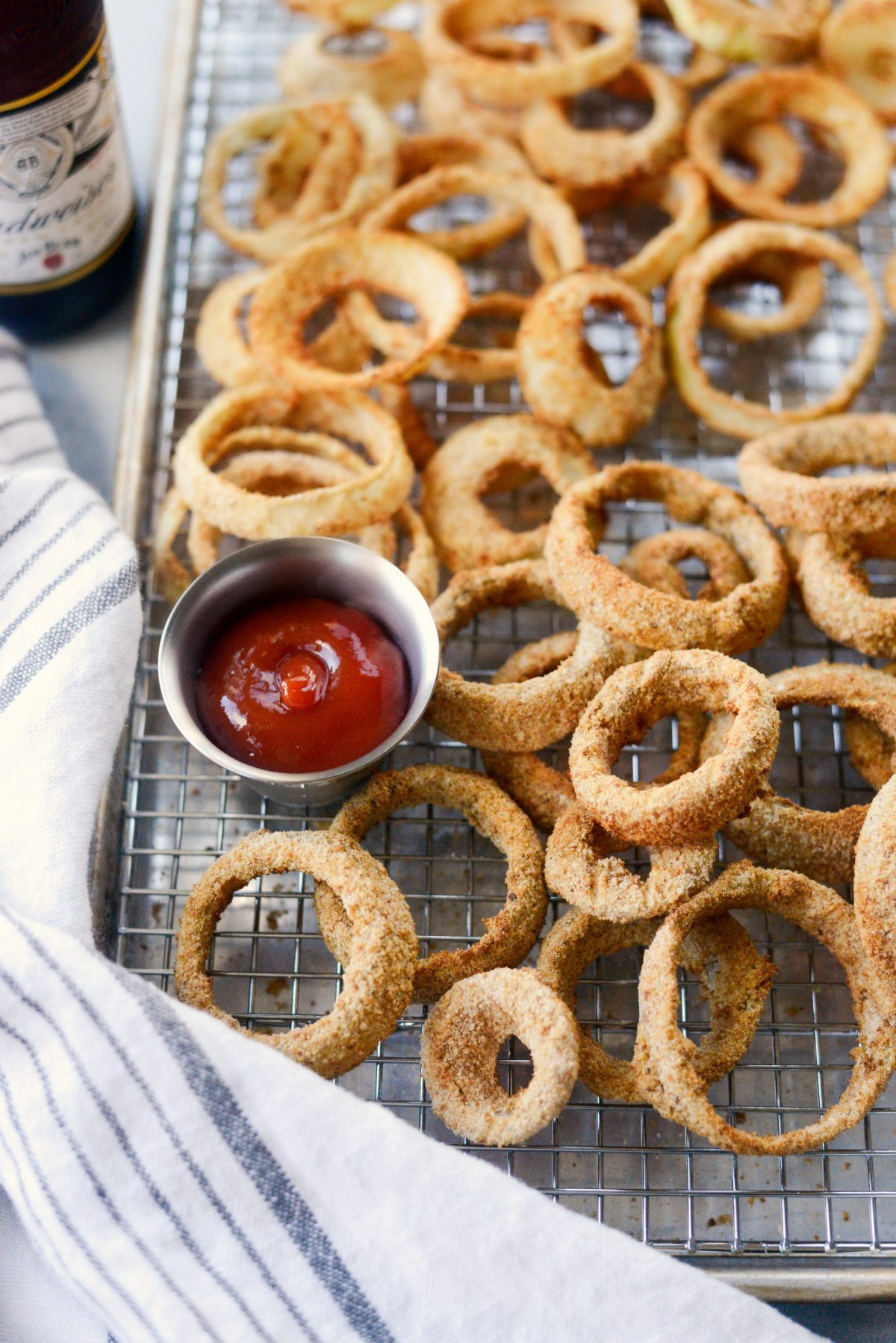 Air Fryer Beer Battered Onion Rings