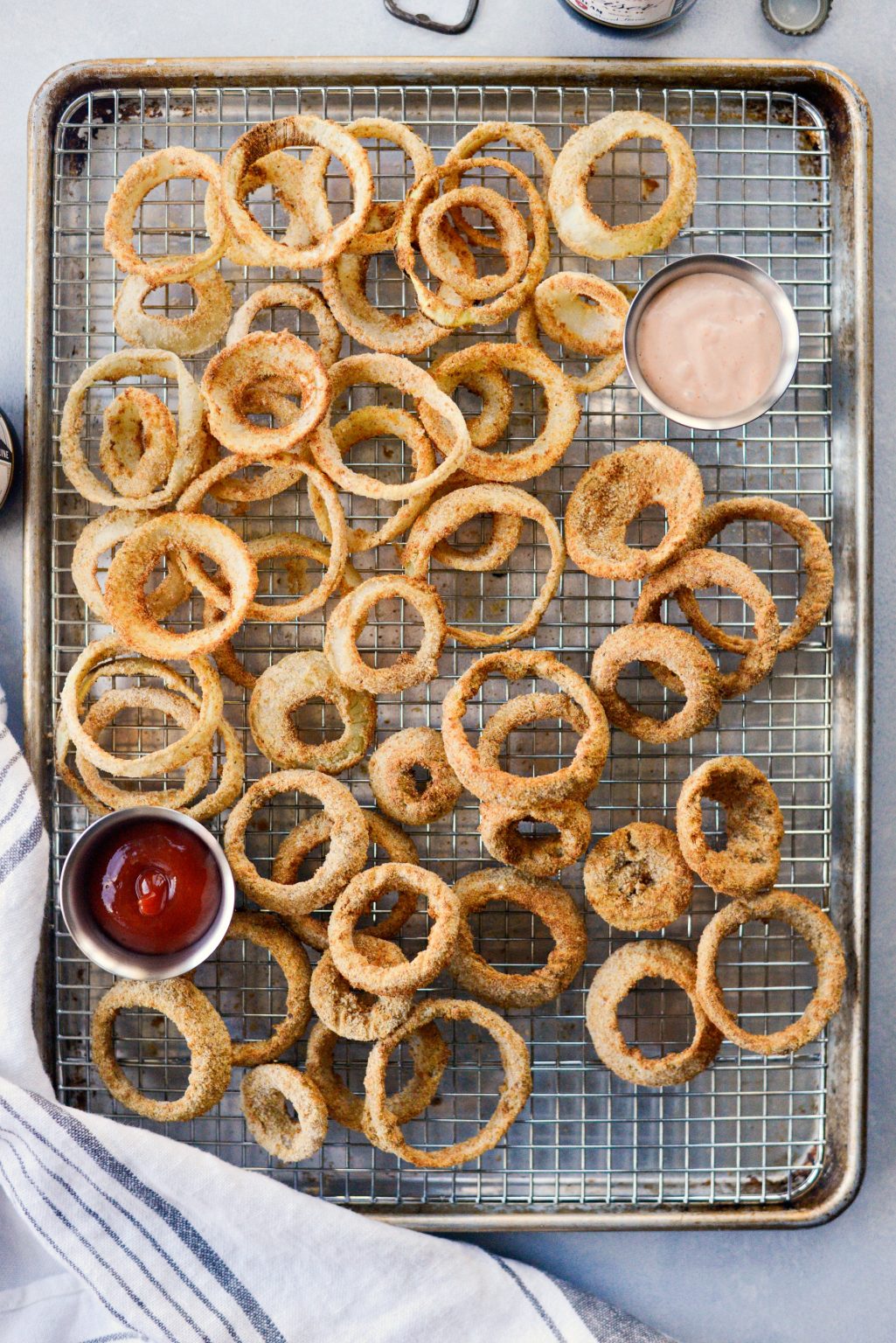 Air Fryer Beer Battered Onion Rings (two ways!) Simply Scratch