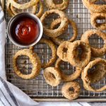 Air Fryer Beer Battered Onion Rings l SimplyScratch.com