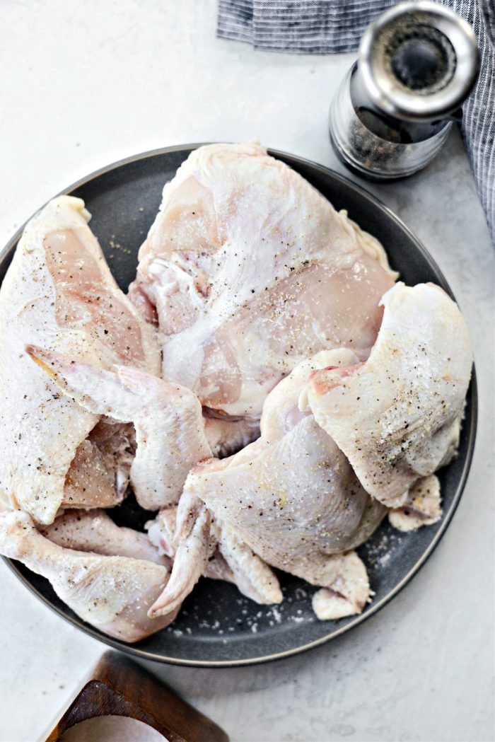 season chicken pieces