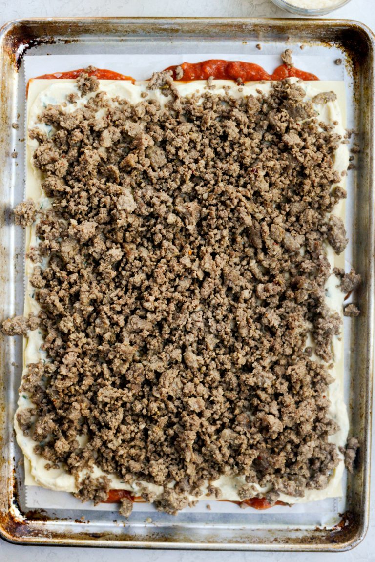Easy Sheet Pan Lasagna Simply Scratch