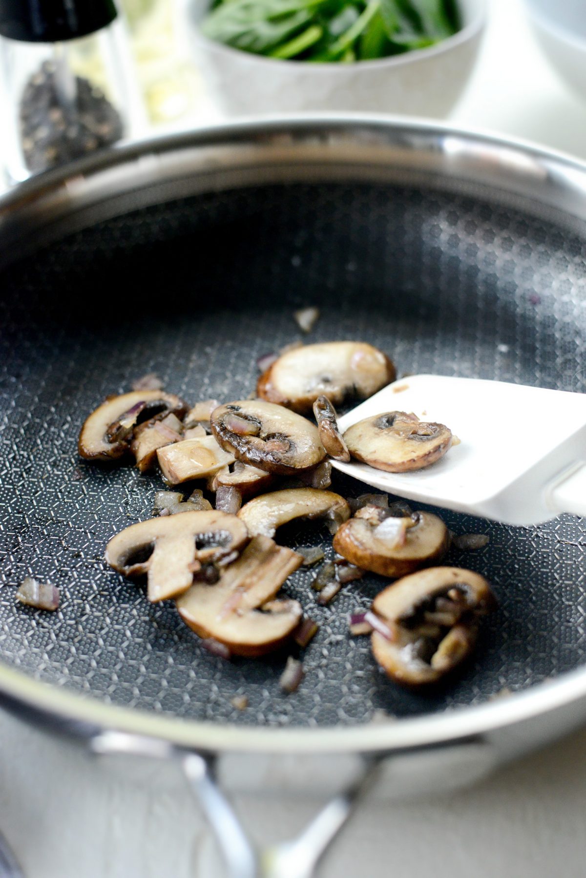 sautéed onion and mushrooms