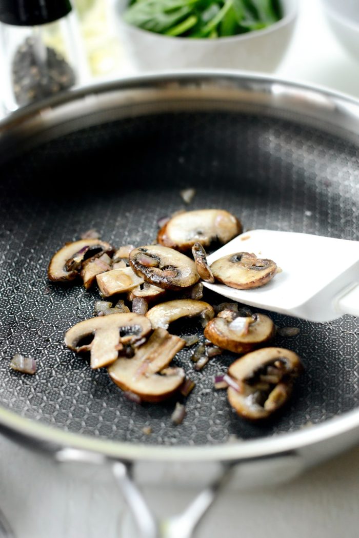 sautéed onions and mushrooms