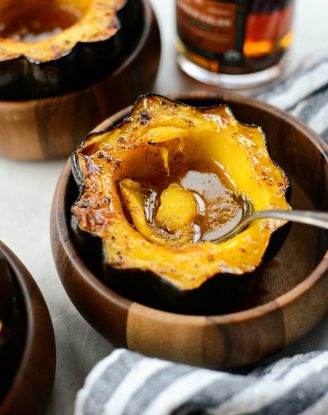 Maple Butter Roasted Acorn Squash