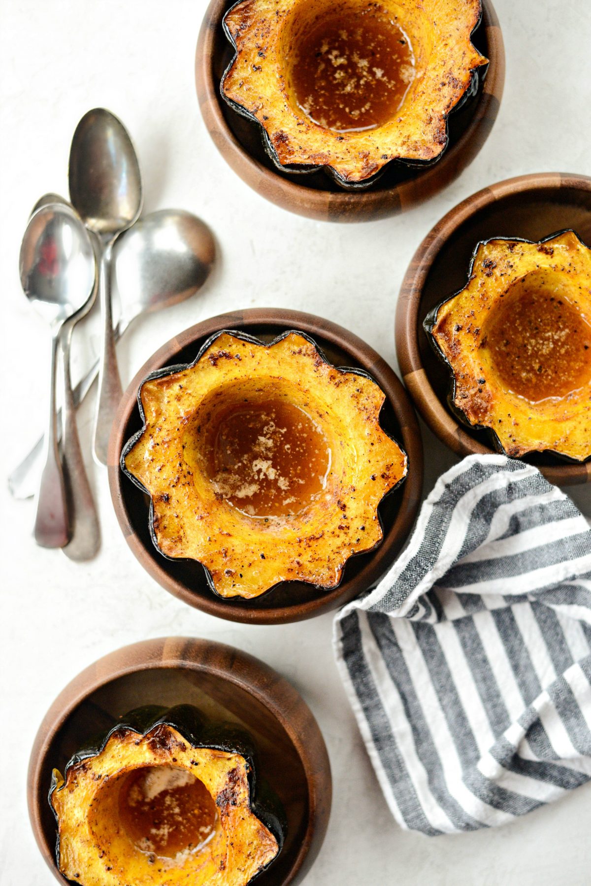 Maple Butter Roasted Acorn Squash