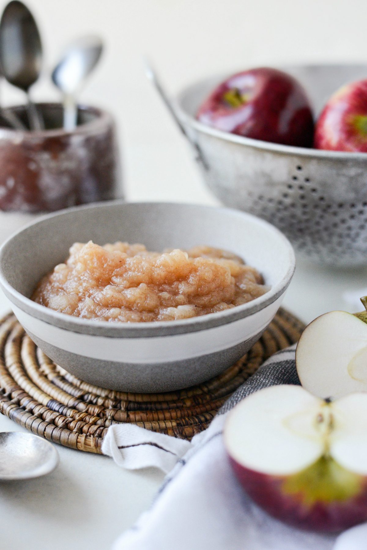 Naturally Sweetened Skillet Applesauce