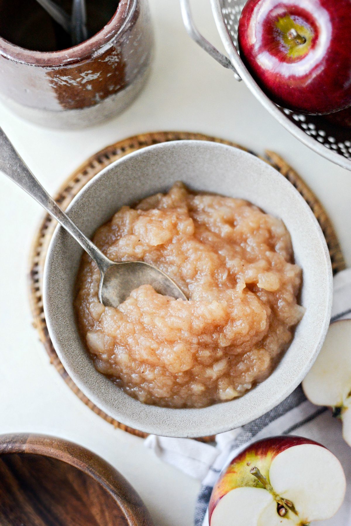 Naturally Sweetened Skillet Applesauce