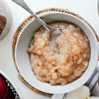 Naturally Sweetened Skillet Applesauce l SimplyScratch.com