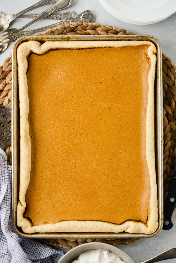 Pumpkin Slab Pie