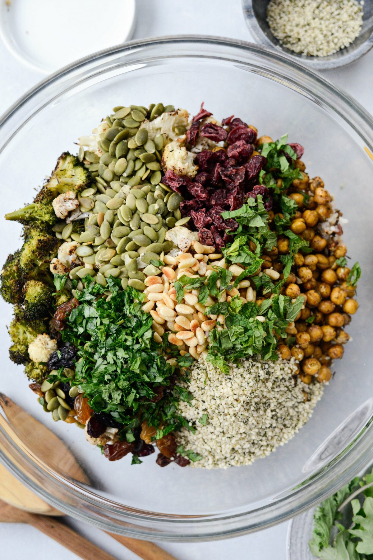 Add all ingredients to a large bowl.