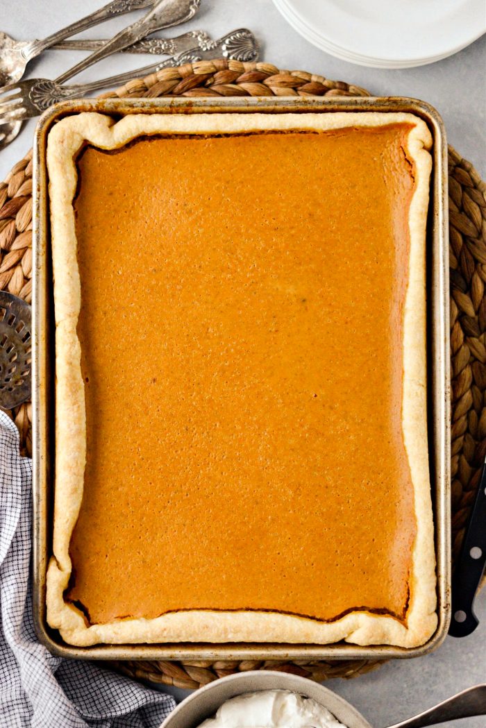 Pumpkin Slab Pie