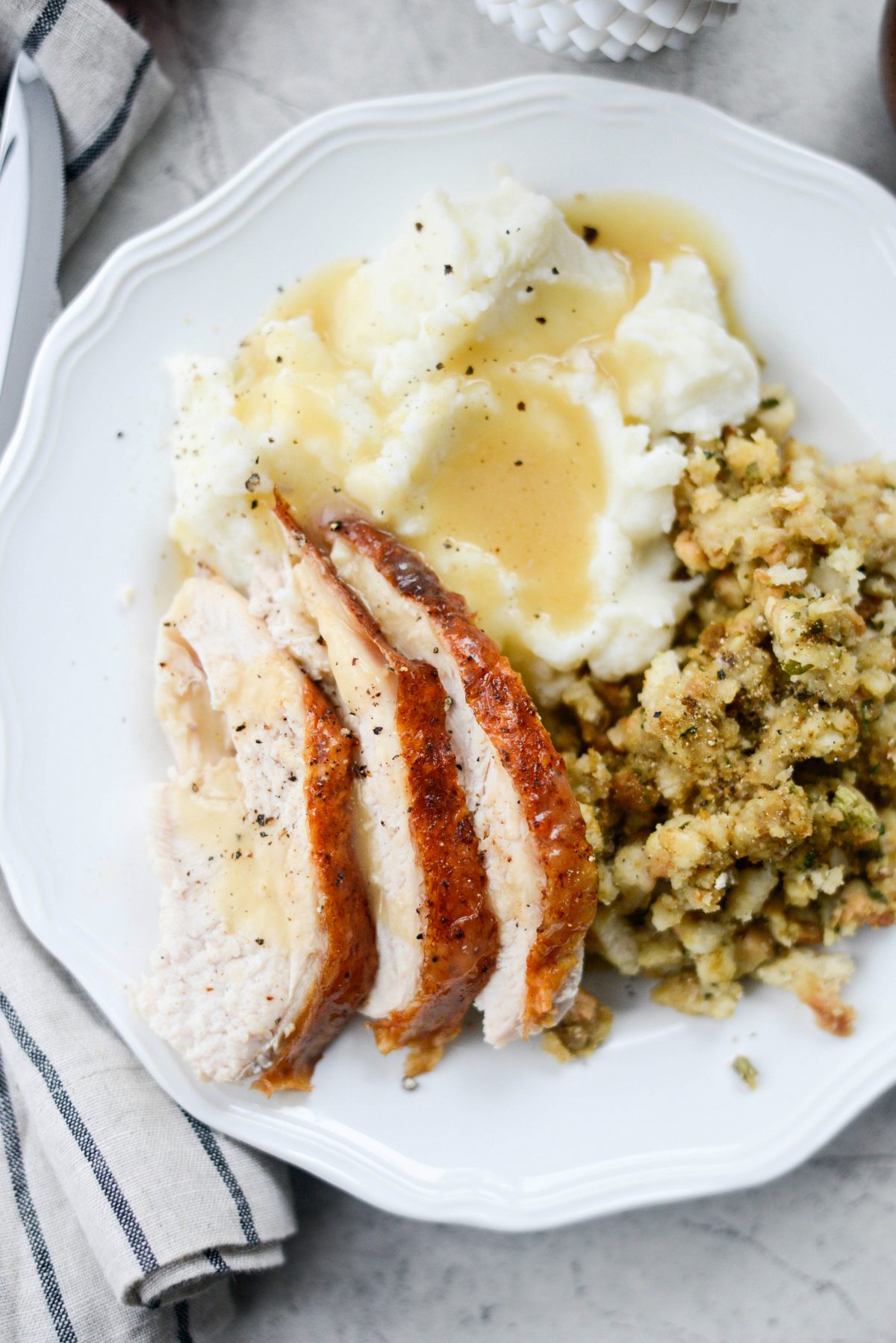 Butter Roasted Whole Turkey Breast