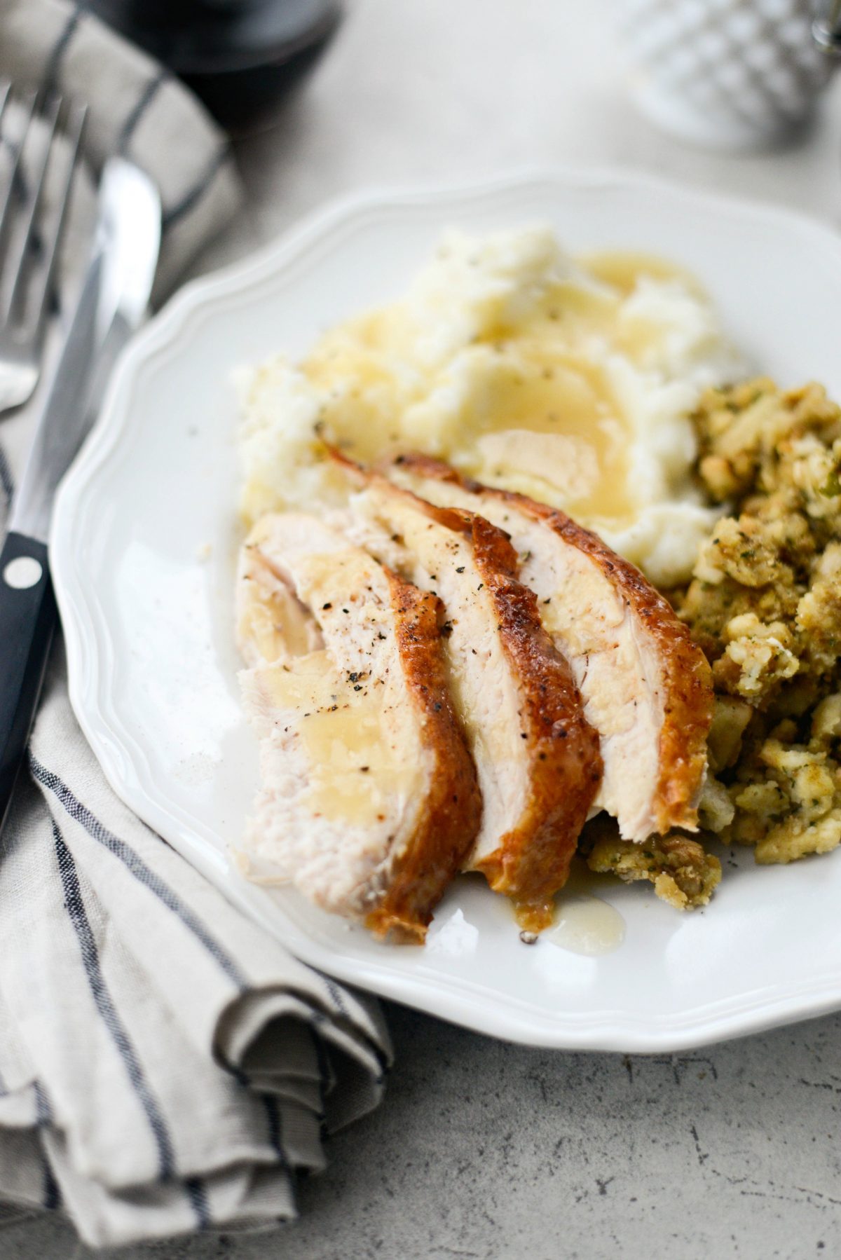 Butter Roasted Whole Turkey Breast