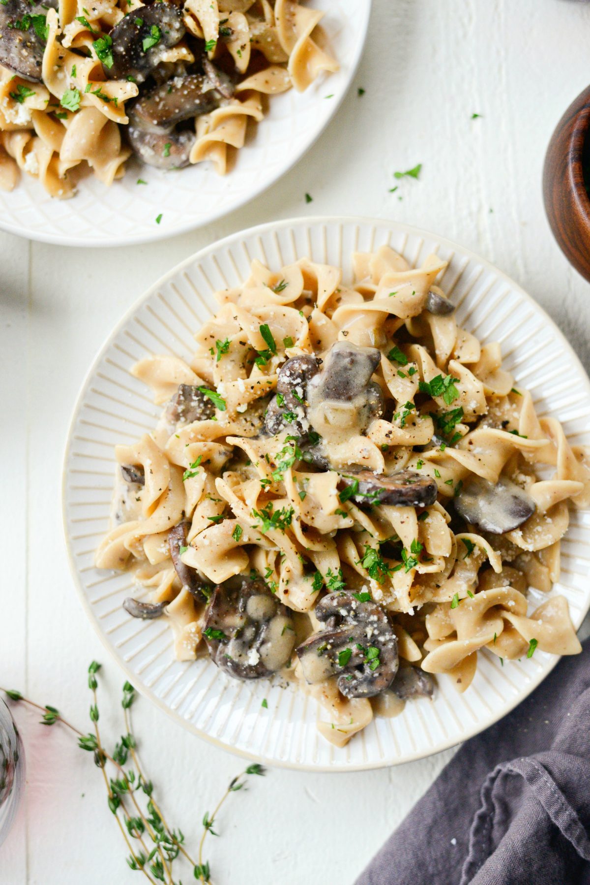 Easy Mushroom Stroganoff 