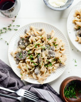 Easy Mushroom Stroganoff l SimplyScratch.com