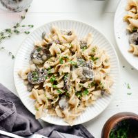 Easy Mushroom Stroganoff