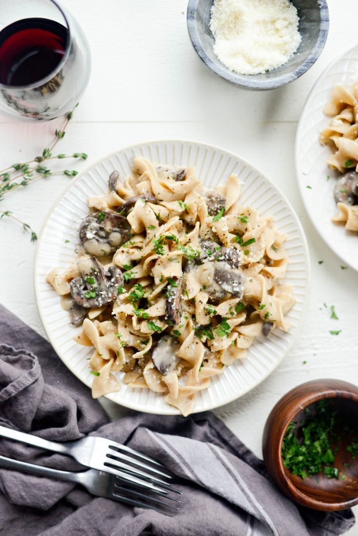 Easy Mushroom Stroganoff