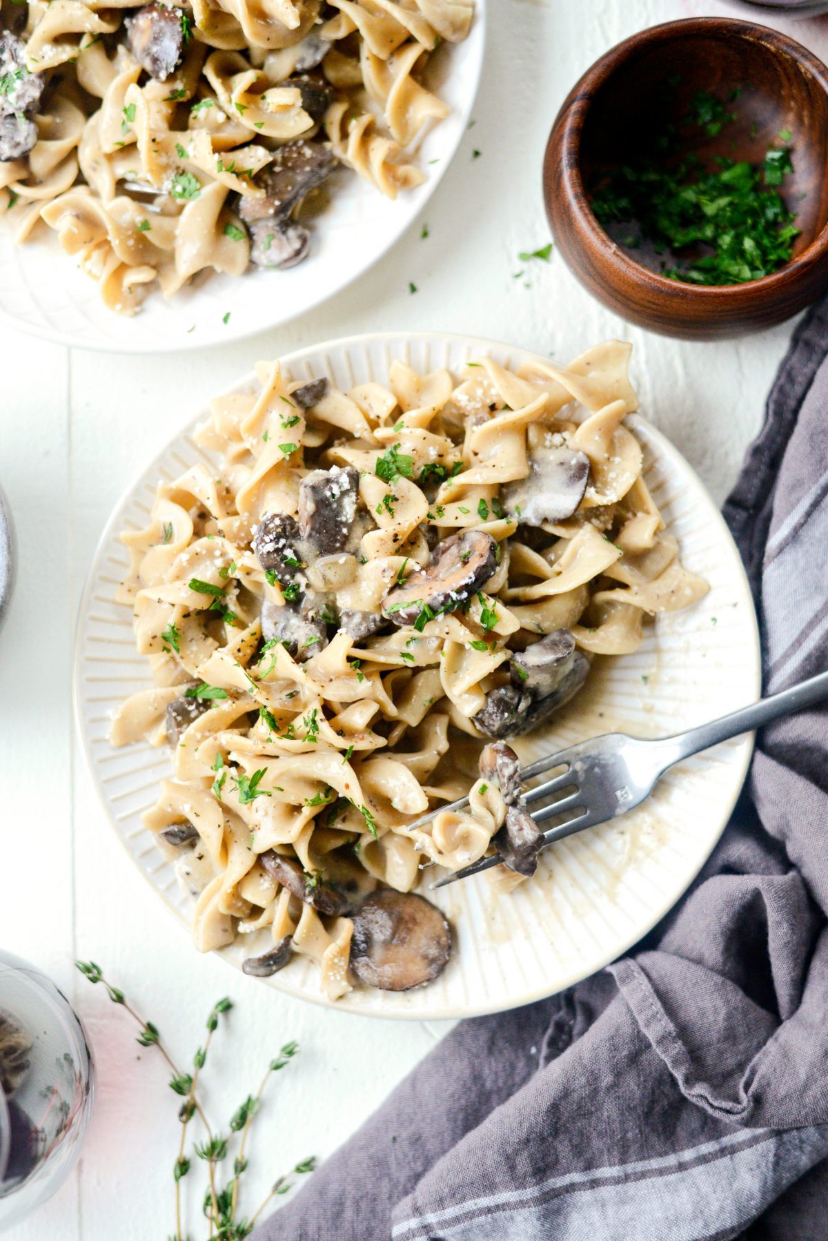 Easy Mushroom Stroganoff