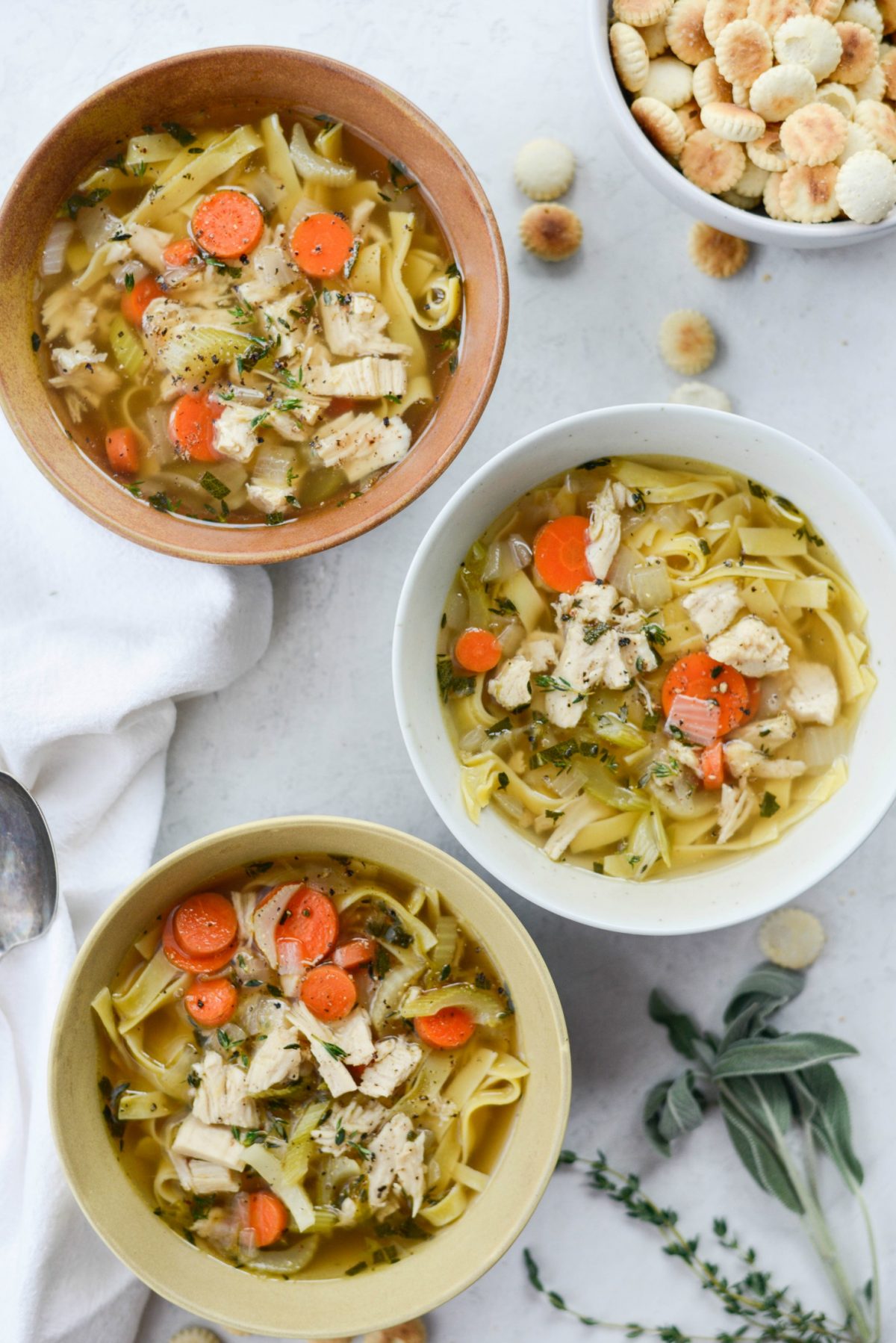 Leftover Turkey Noodle Soup