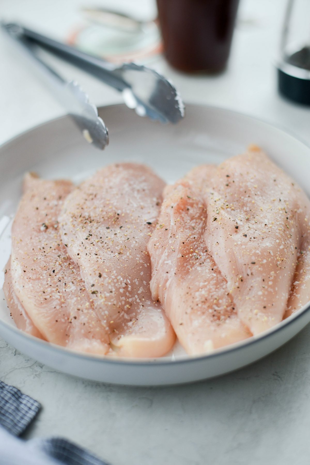 seasoned chicken breast halves