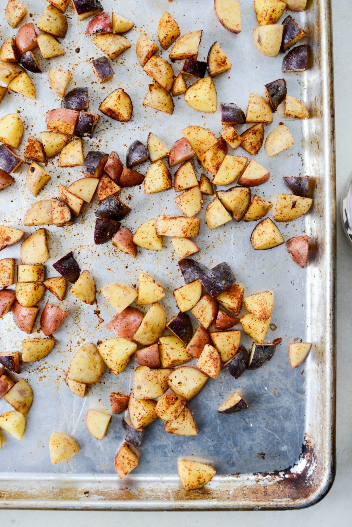 potatoes coated in oil and spices