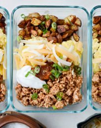 Turkey Taco Breakfast Scramble [meal prep!] l SimplyScratch.com