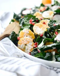 Winter Clementine Fennel and Kale Salad l SimplyScratch.com