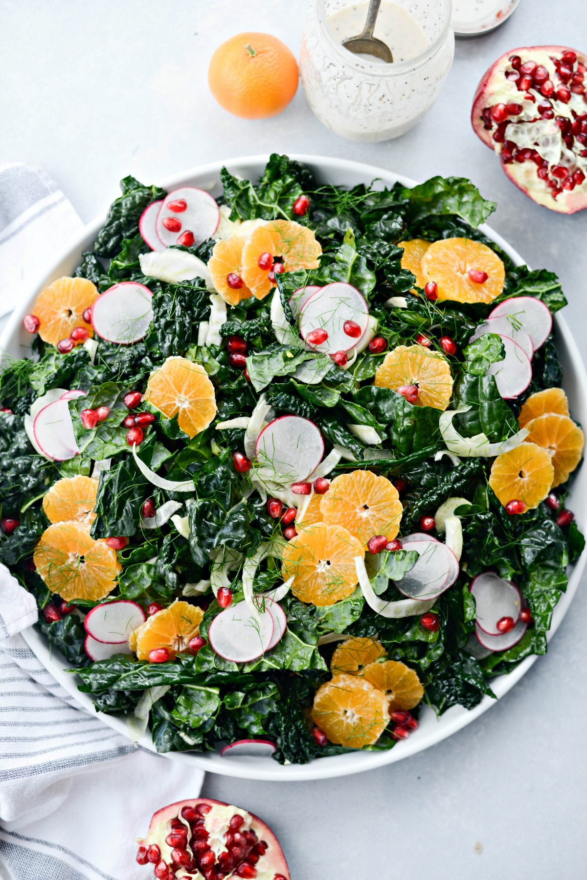 building Winter Clementine Fennel and Kale Salad