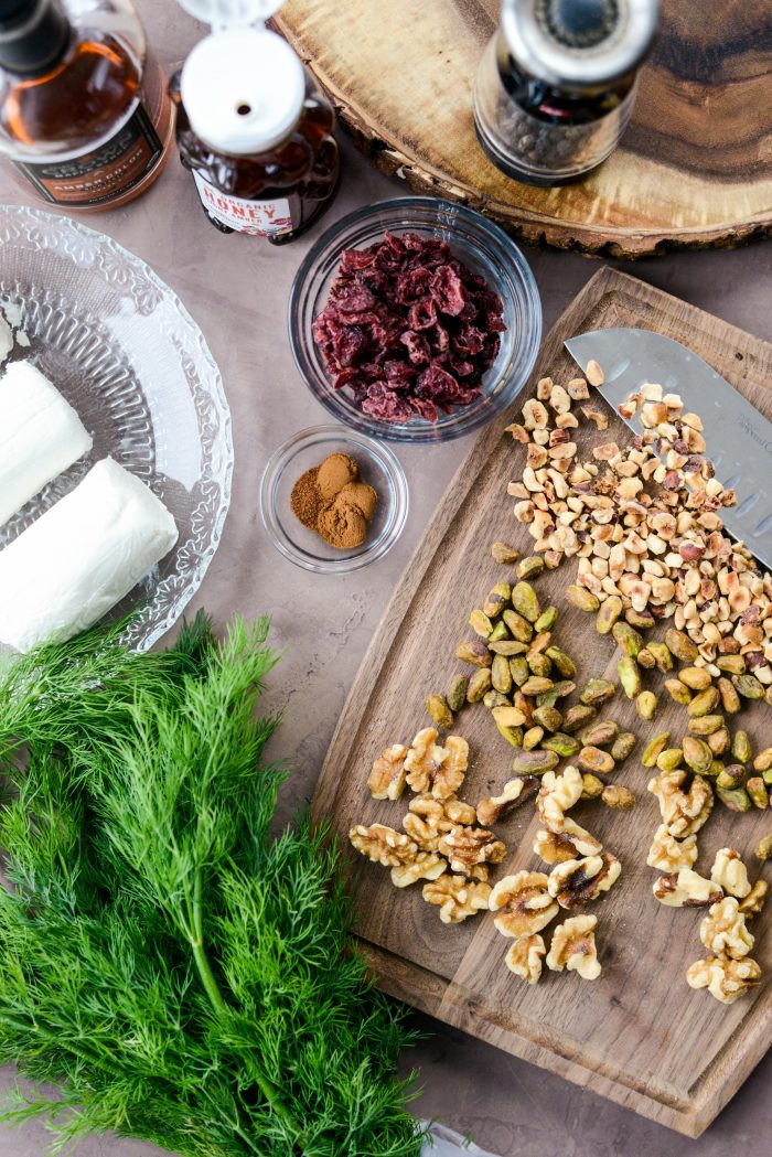 Christmas Goat Cheese Trio ingredients