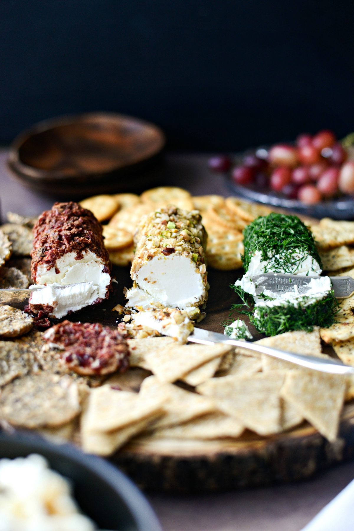 Christmas Goat Cheese Trio