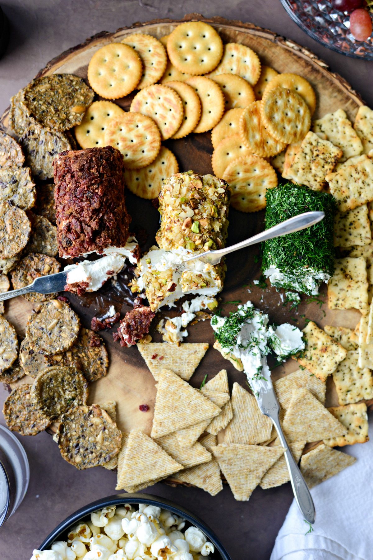 Christmas Goat Cheese Trio