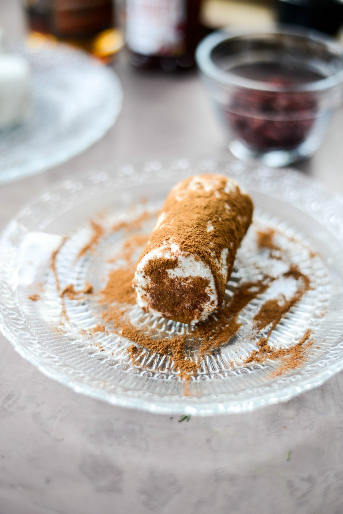 goat cheese rolled in cinnamon