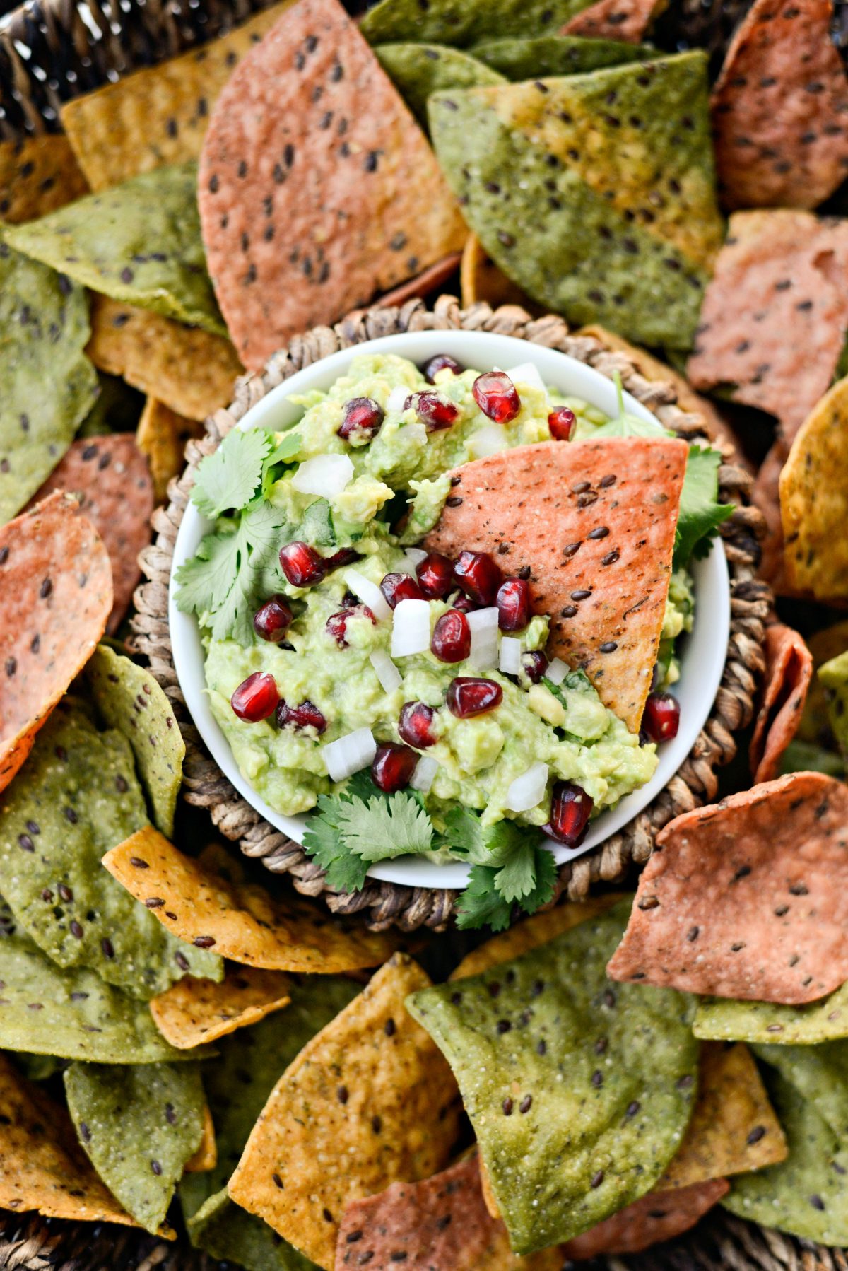 Holiday Guacamole close up